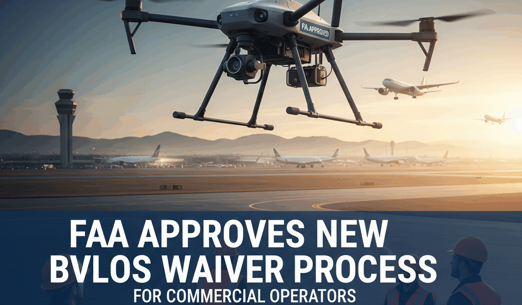 FAA Approves New BVLOS Waiver Process for Commercial Operators