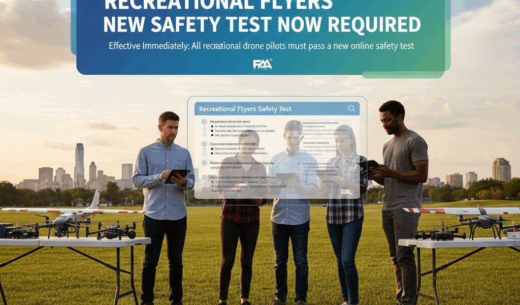 Recreational Flyers – New Safety Test Now Required