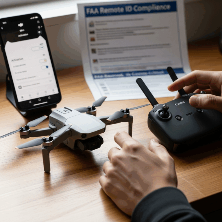 DJI Mini 4 Pro Remote ID Setup Step by Step