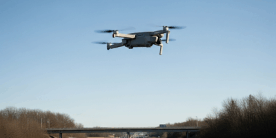 DJI Mini 4 Pro Fly Over Moving Cars Legally