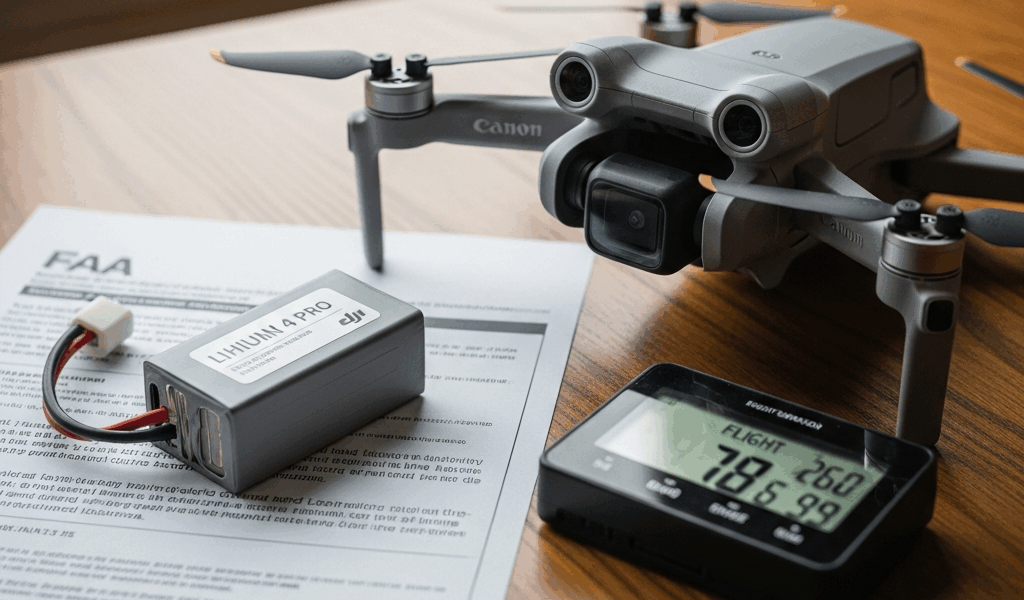 DJI Mini 4 Pro Battery Regulations and Flight Time