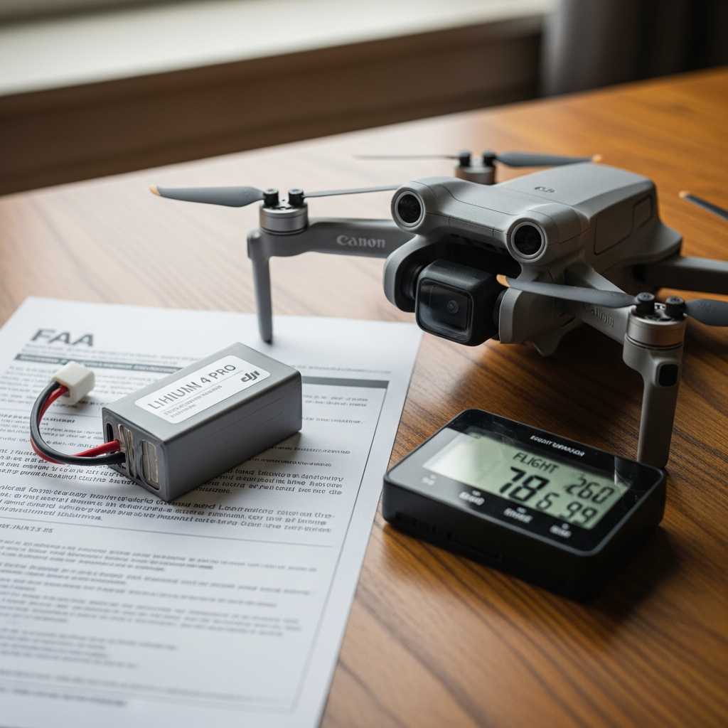 DJI Mini 4 Pro Battery Regulations and Flight Time