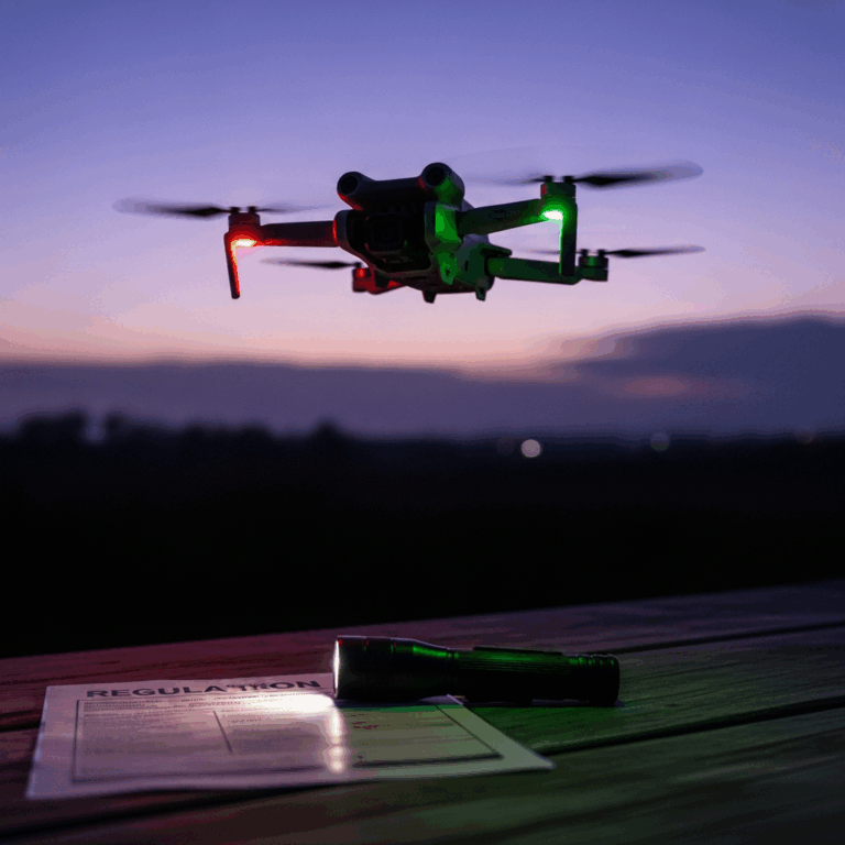 DJI Mini 4 Pro Flying at Night Legal Requirements