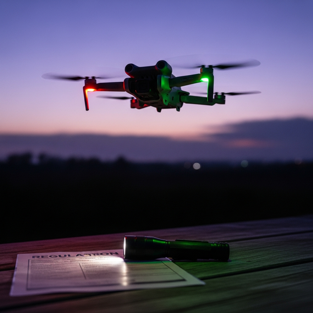 DJI Mini 4 Pro Flying at Night Legal Requirements