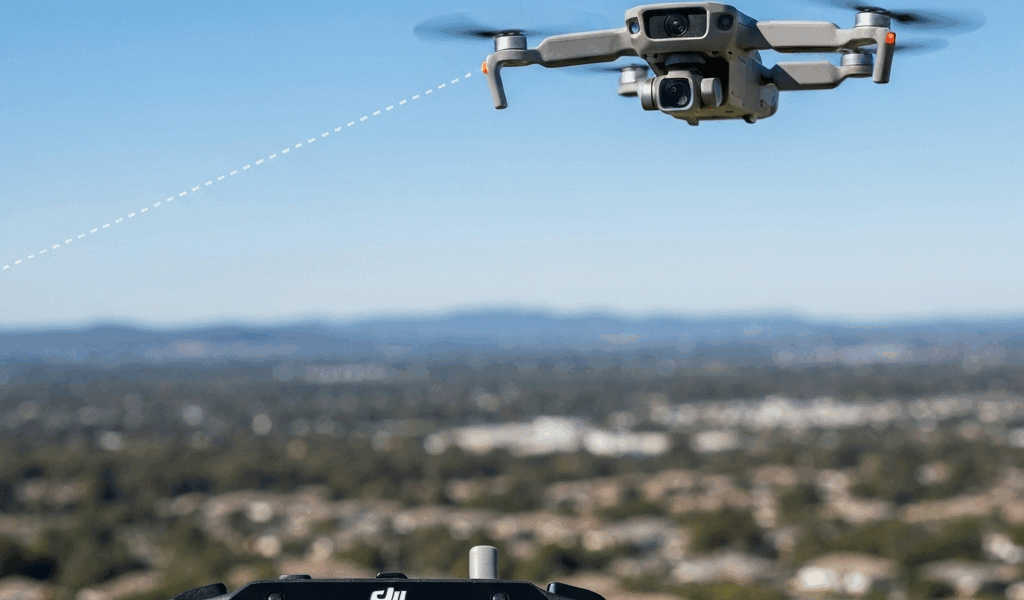 DJI Mini 4 Pro Remote Controller Range FAA Rules