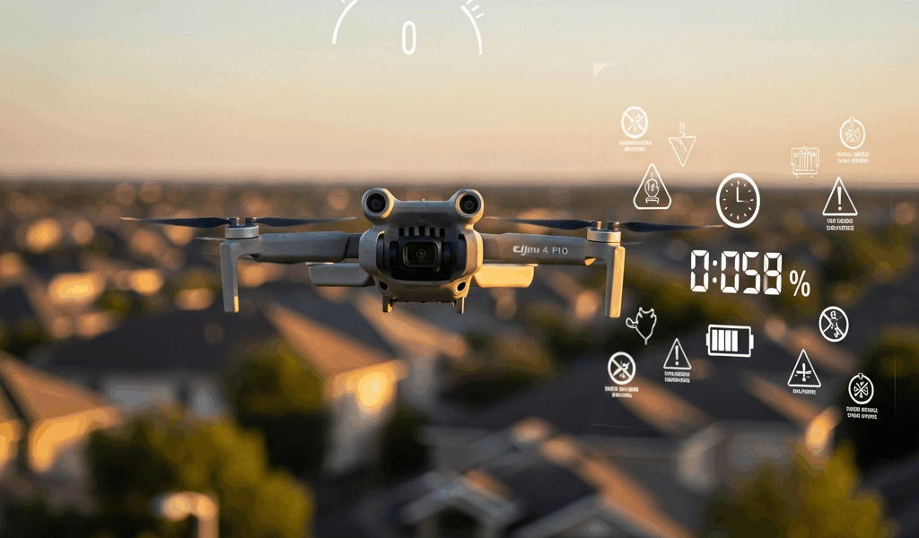 DJI Mini 4 Pro Hovering Time Limits and FAA Rules